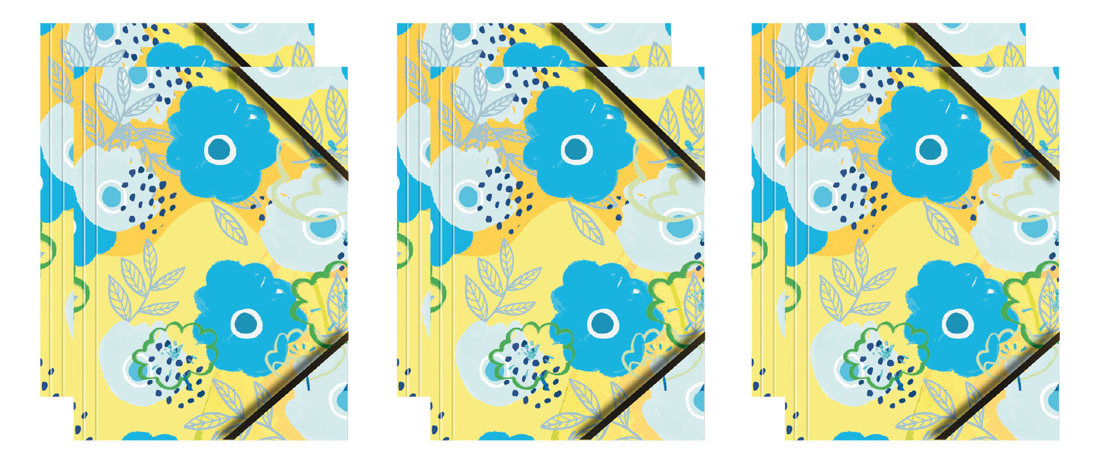 Teczka kartonowa z grafiką i gumką BT601-C3