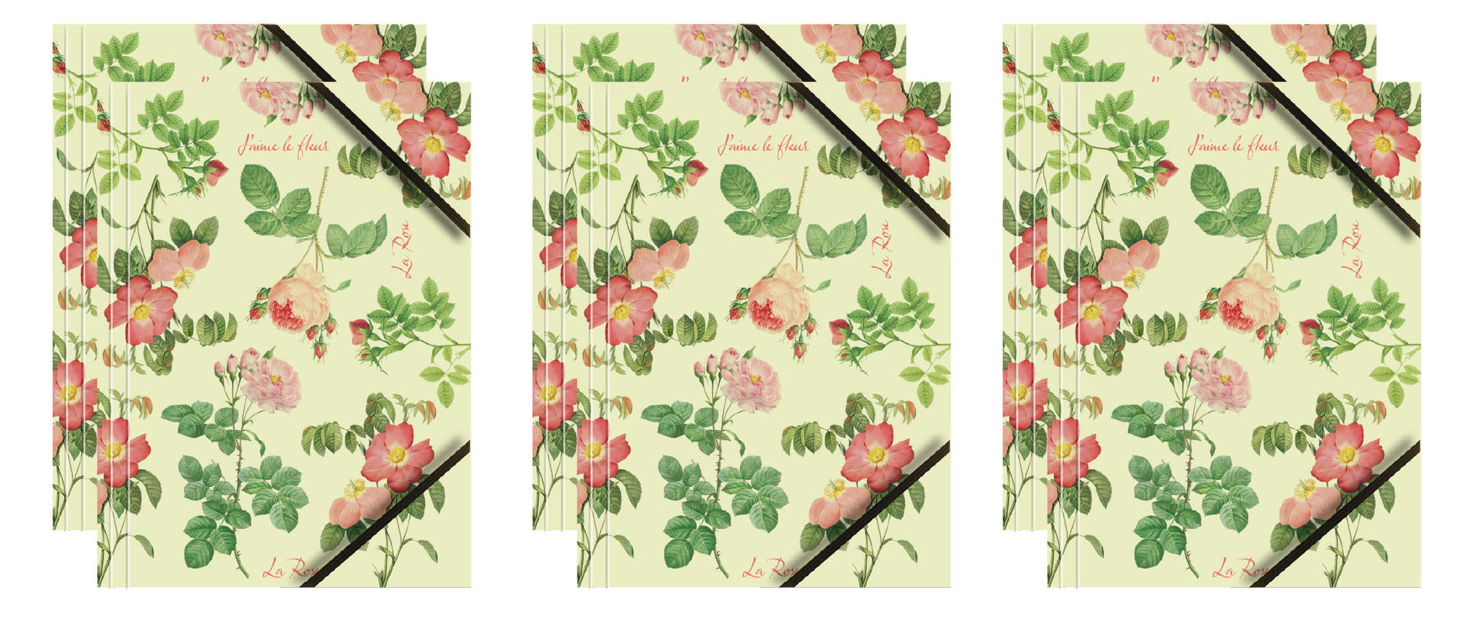 Teczka kartonowa z grafiką i gumką BT601-D3