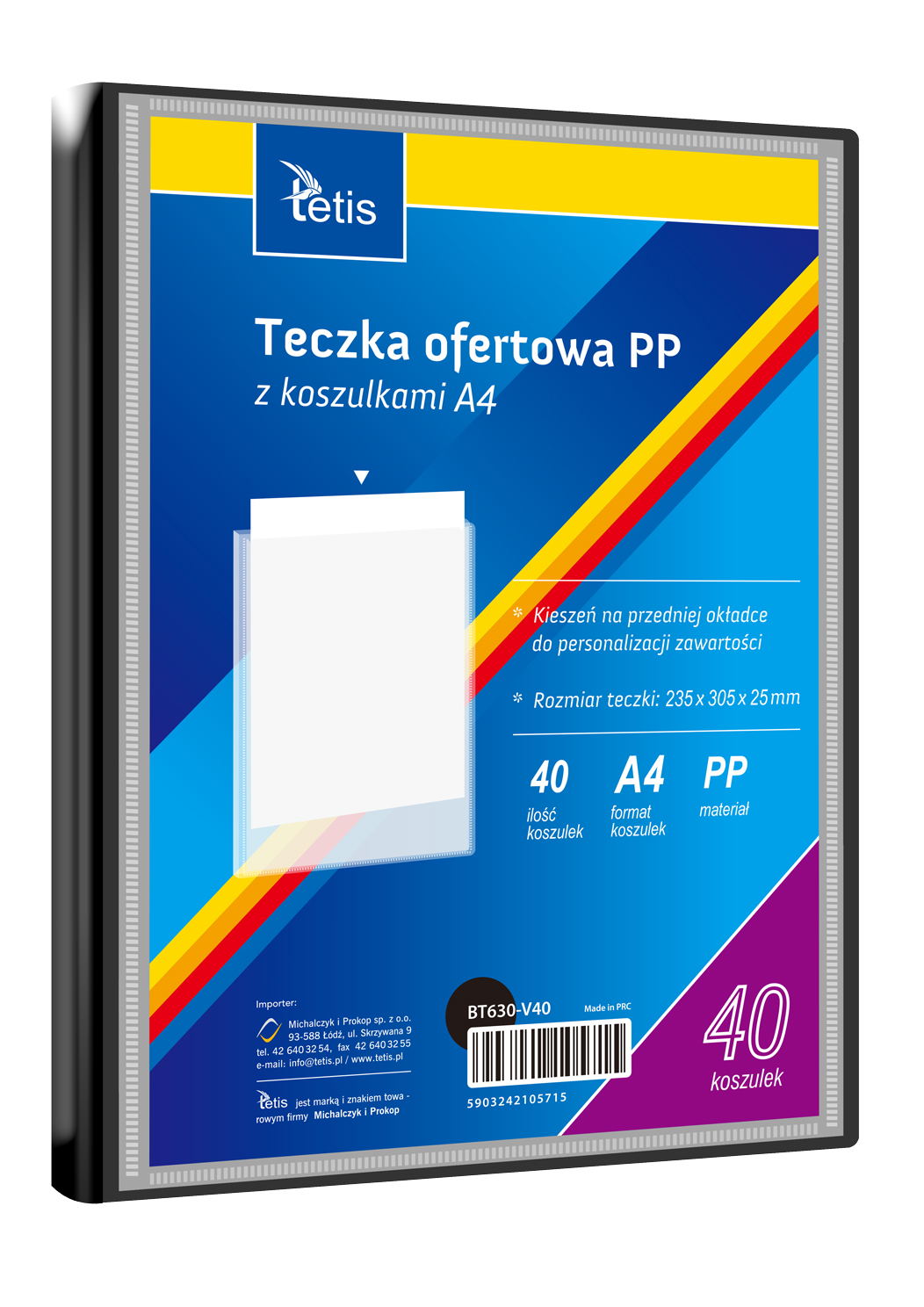 Teczka ofertowa A4 BT630-V40