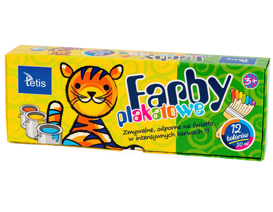 Farby plakatowe KF001-D