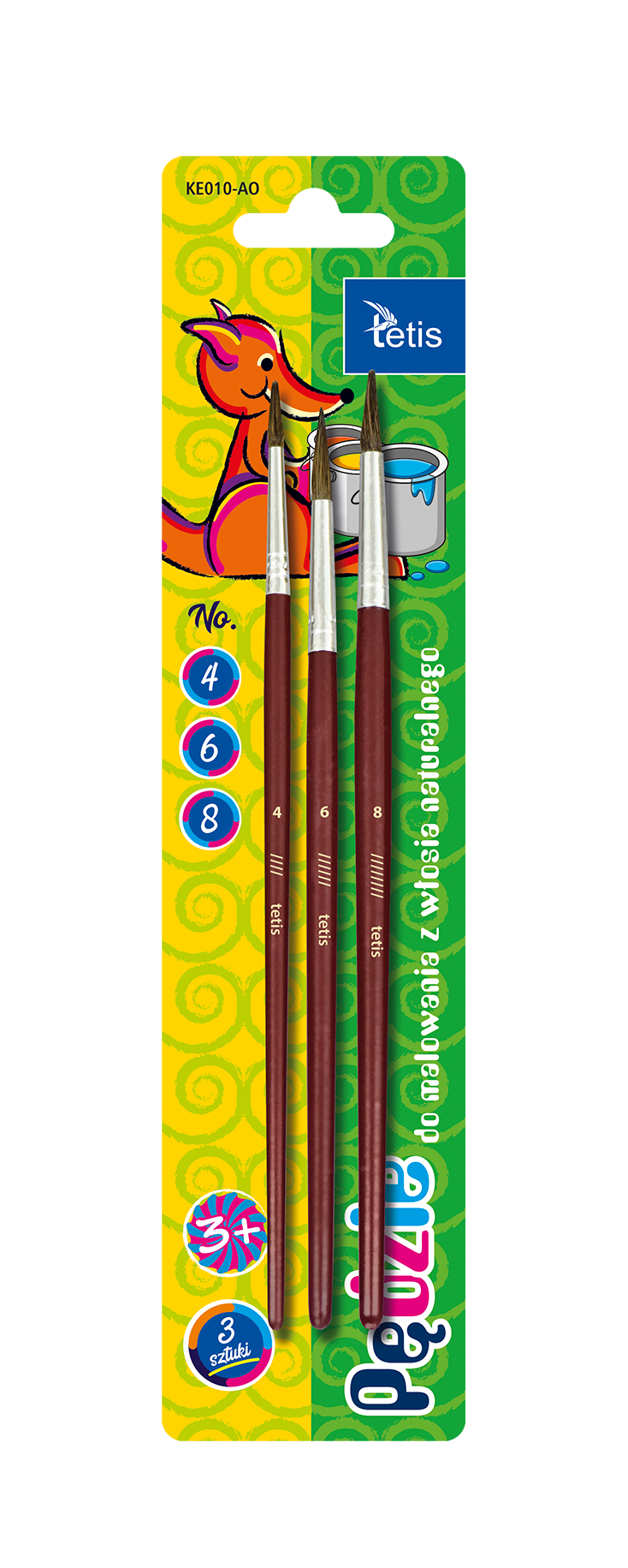 Pędzle okrągłe KE010