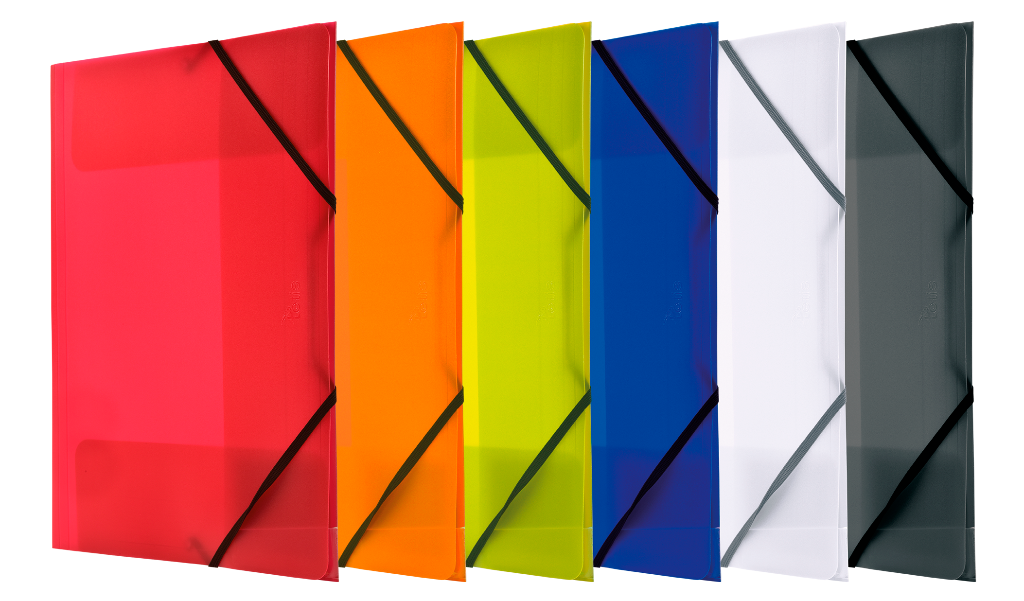 Teczka PP A4 z gumką narożną BT624