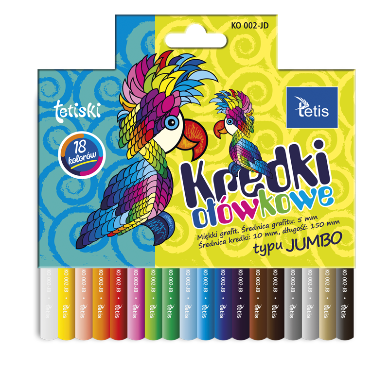Tetiski. Kredki KO 002-JD