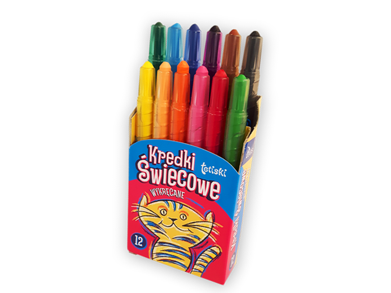 Tetiski. Kredki świecowe KT010-AB