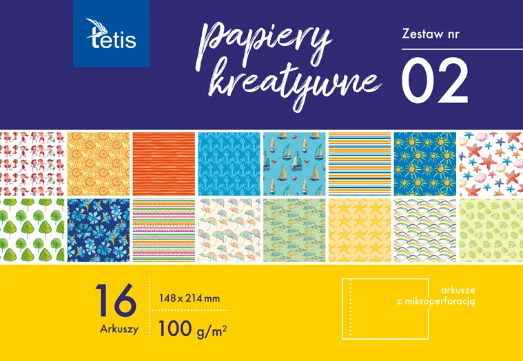 KB029-02 Papiery kreatywne zestaw