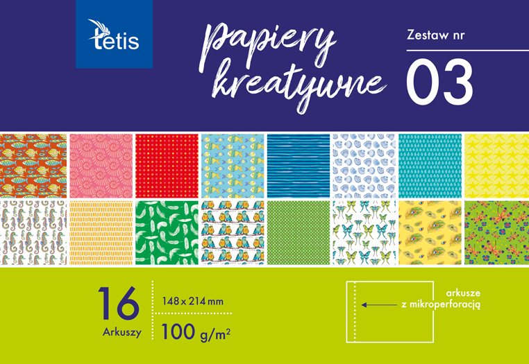 Papiery kreatywne KB029-03