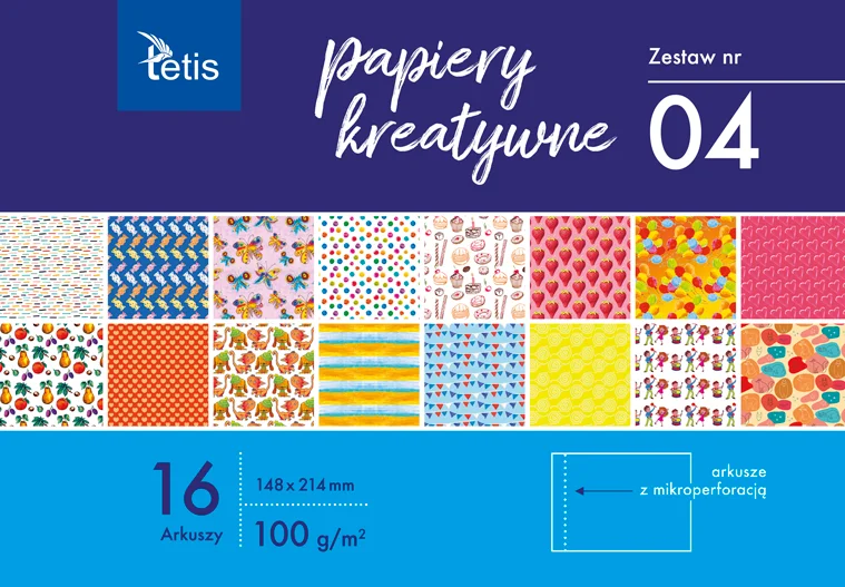 KB029-04 Papiery kreatywne zestaw