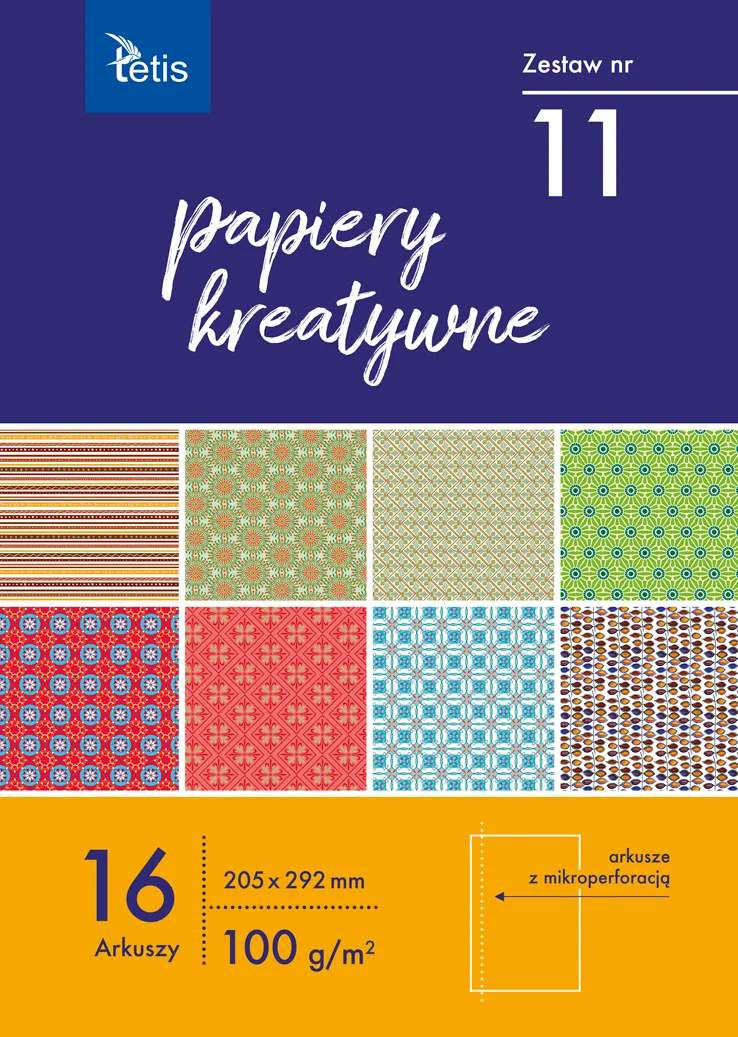 KB030-11 Papiery kreatywne zestaw
