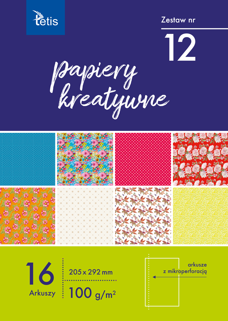 Papiery kreatywne KB030-12