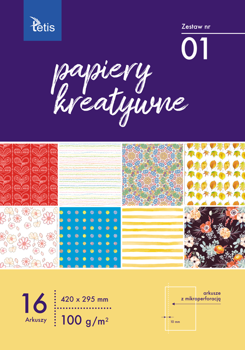 KB031-01 Papiery kreatywne zestaw