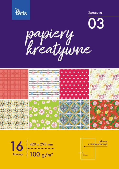 KB031-03 Papiery kreatywne zestaw