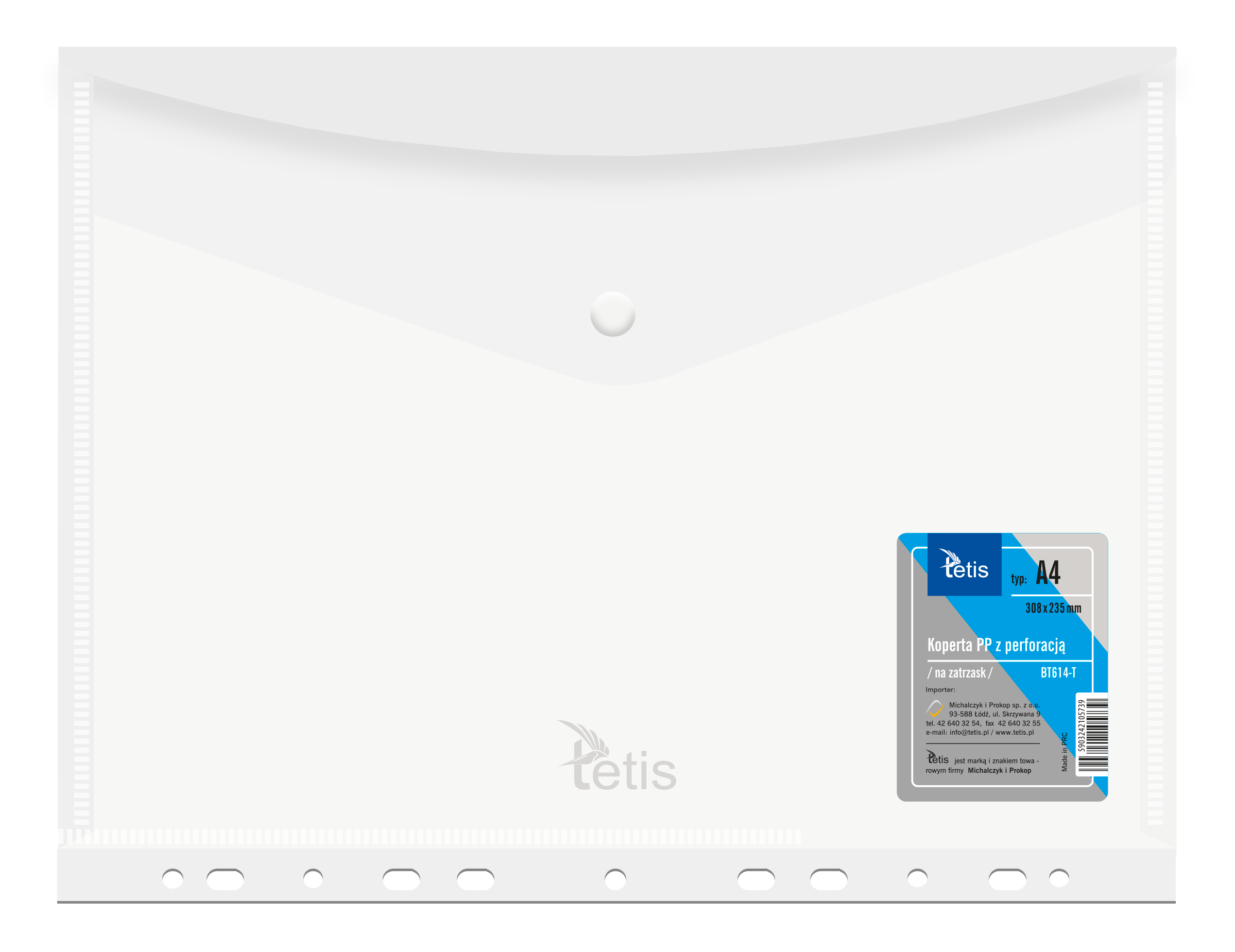 Koperta A4 z perforacją BT614