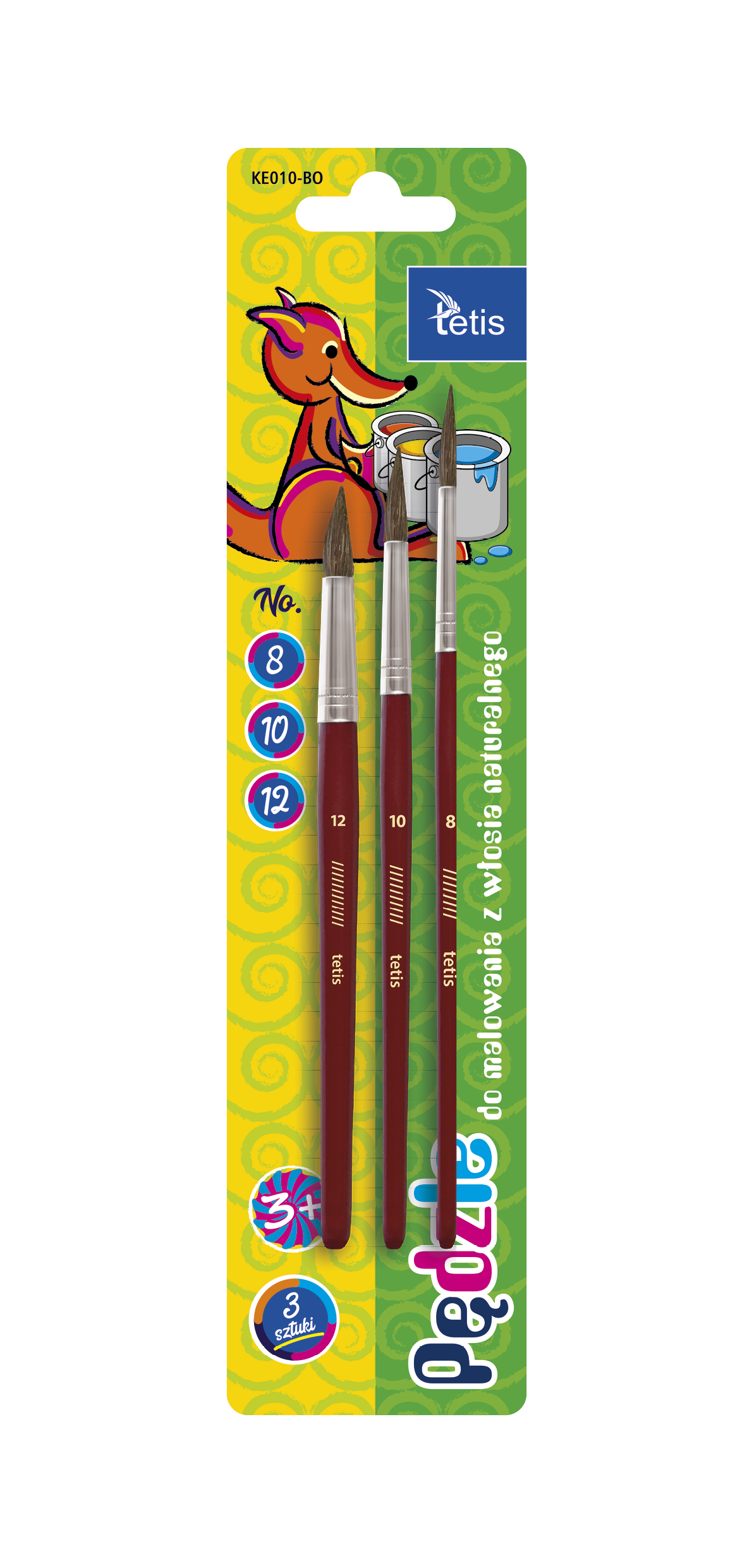 Pędzle okrągłe KE010-BO