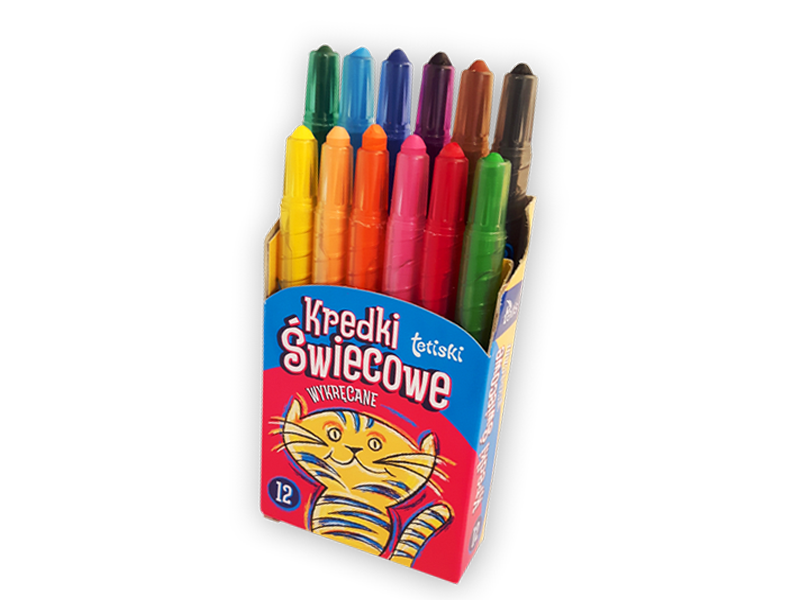 Tetiski. Kredki świecowe KT010