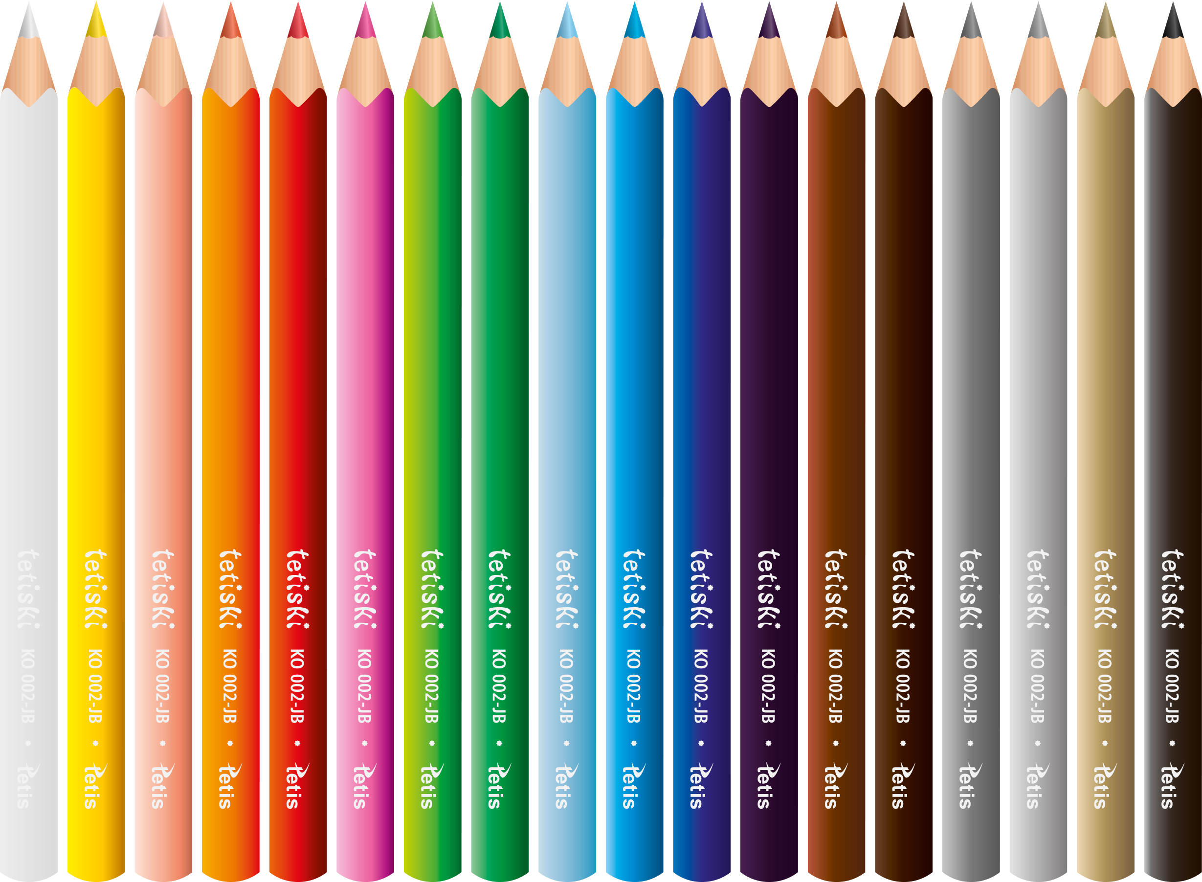 Tetiski. Kredki KO 002