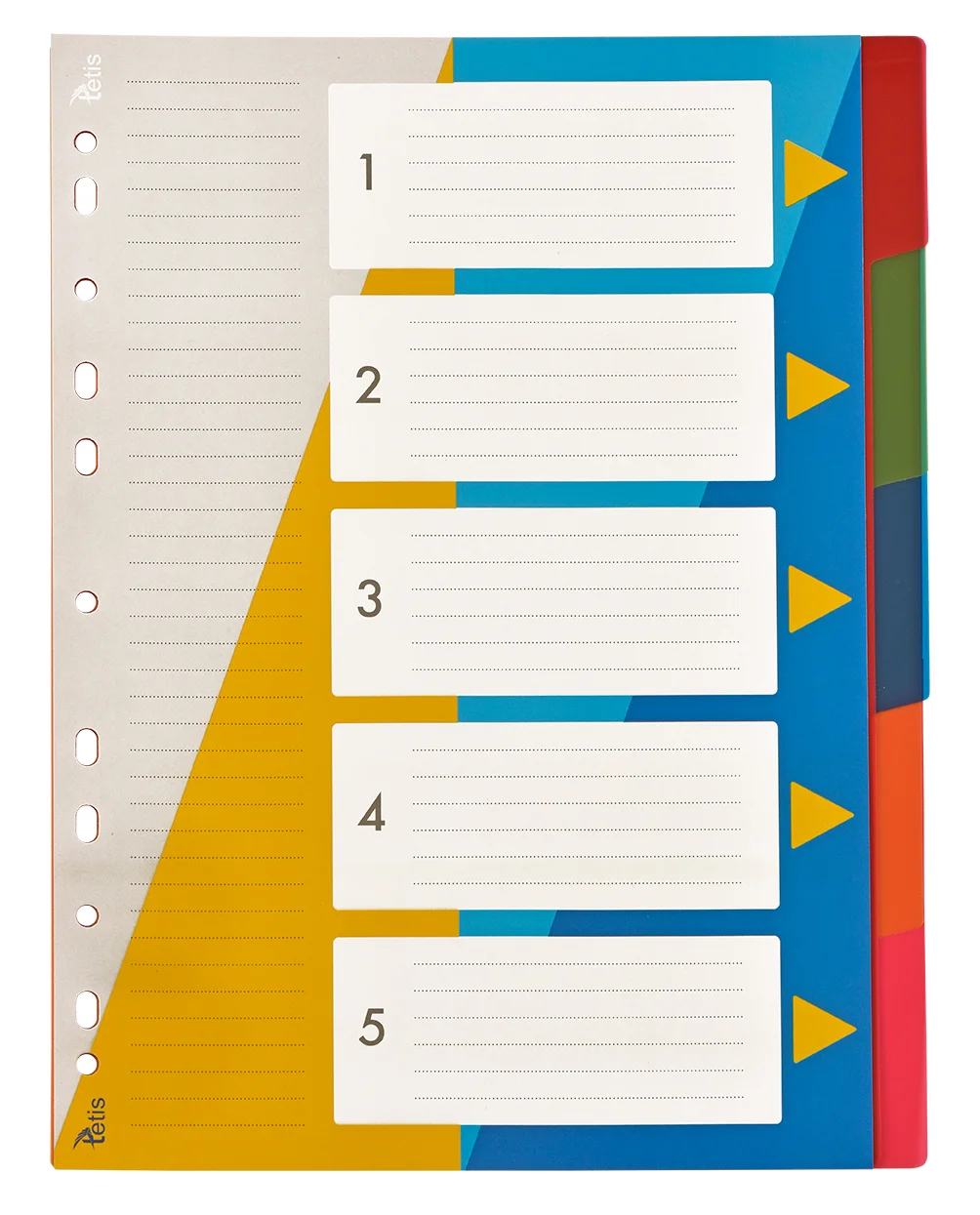 Przekładki numeryczne PP A4 BP630