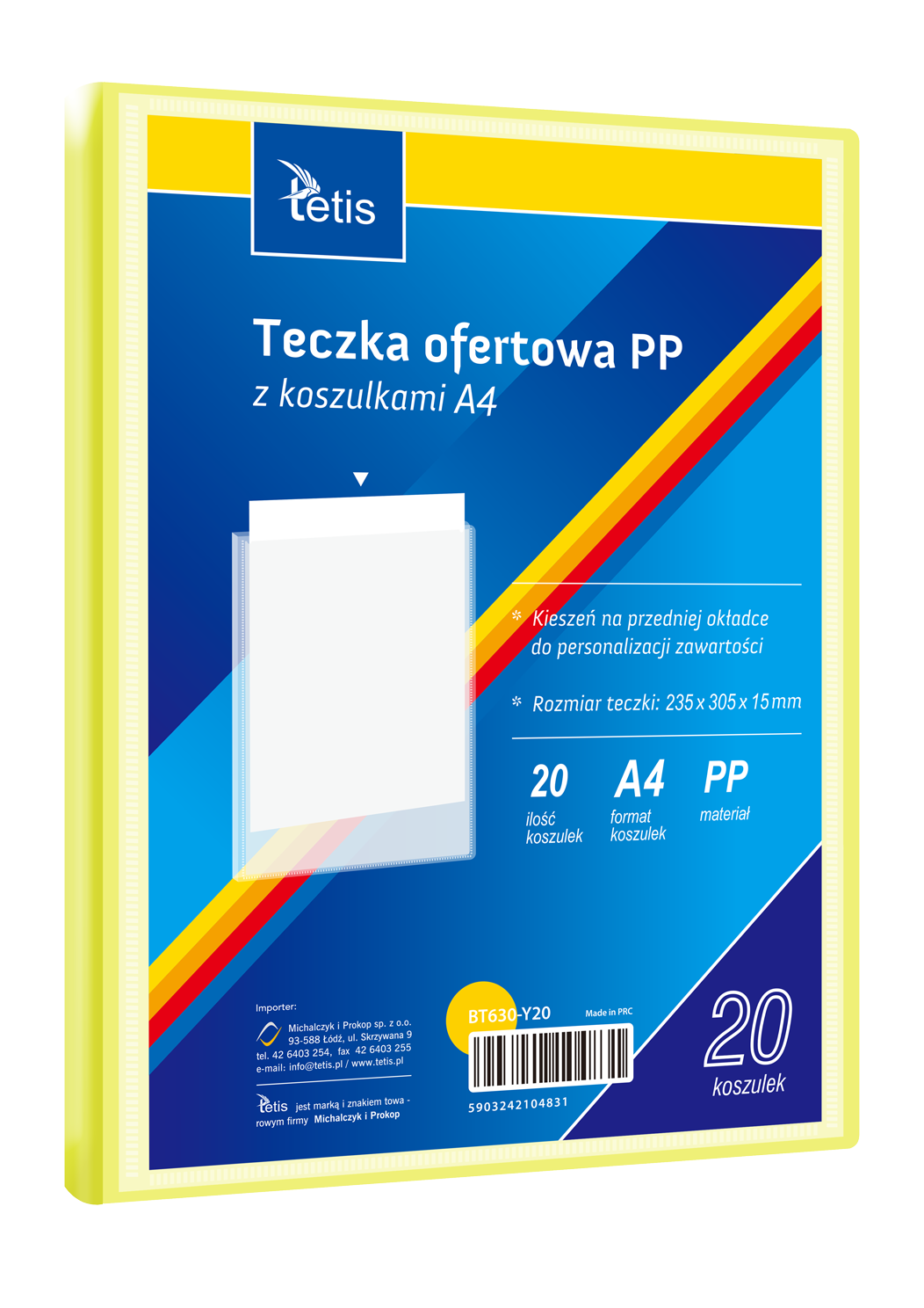 Teczka ofertowa A4 BT630-Y20