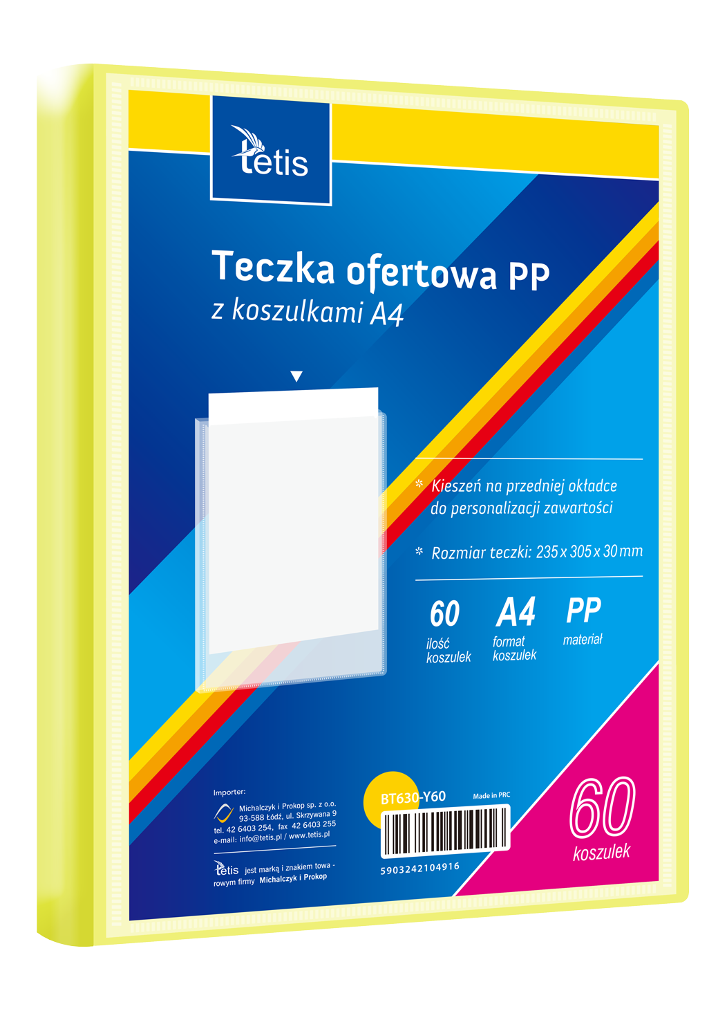 Teczka ofertowa A4 BT630-Y60