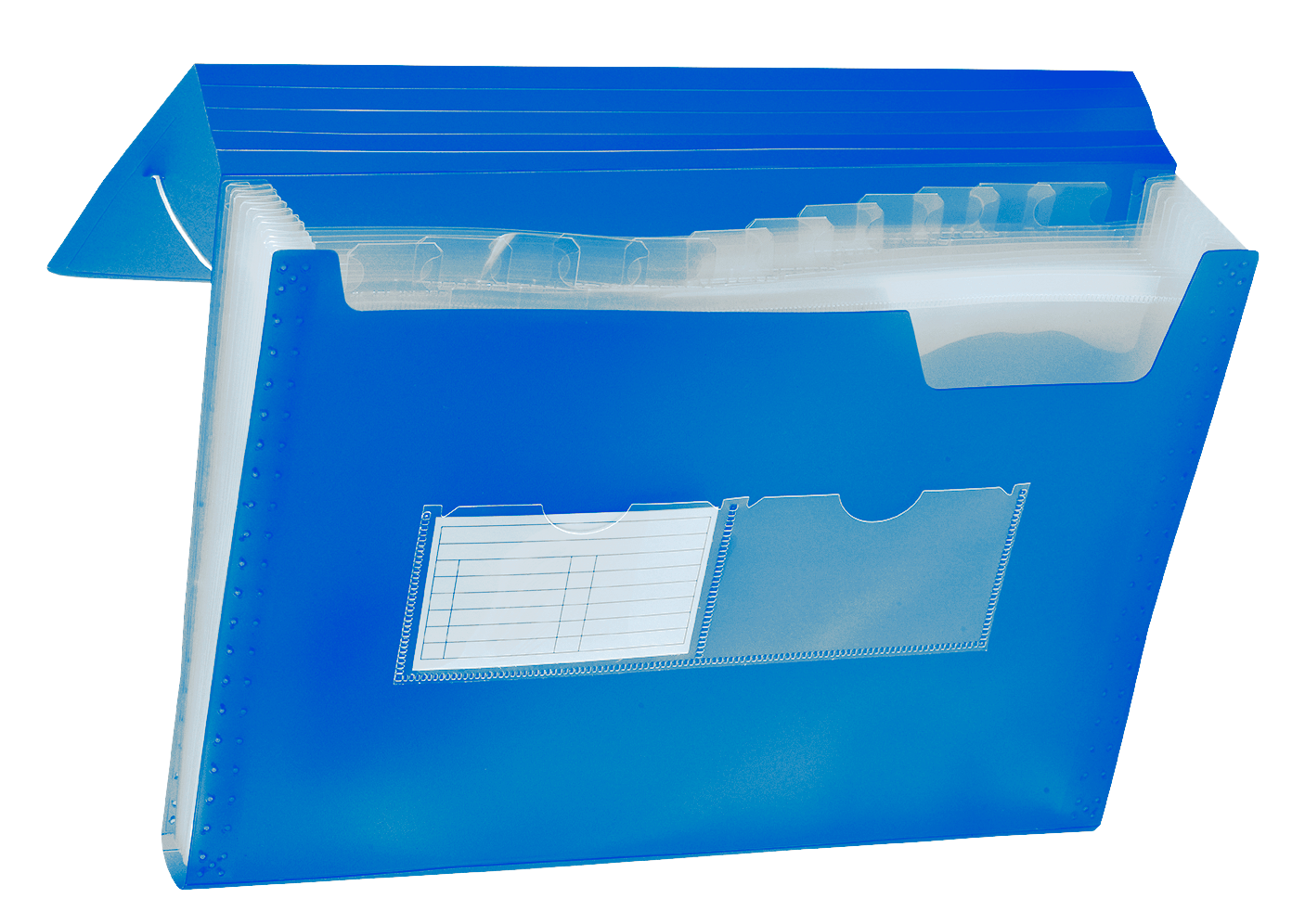 Teczka harmonijkowa A4 z gumką narożną BT621-N