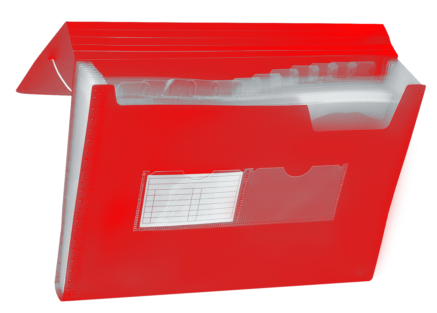 Teczka harmonijkowa A4 z gumką narożną BT621-C